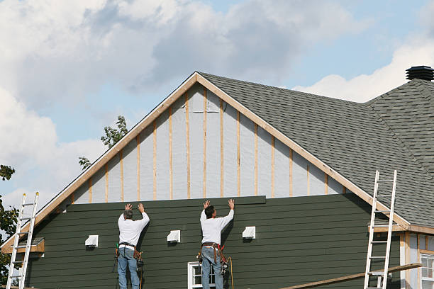 Professional Siding Repair technician working in Temperanceville, VA